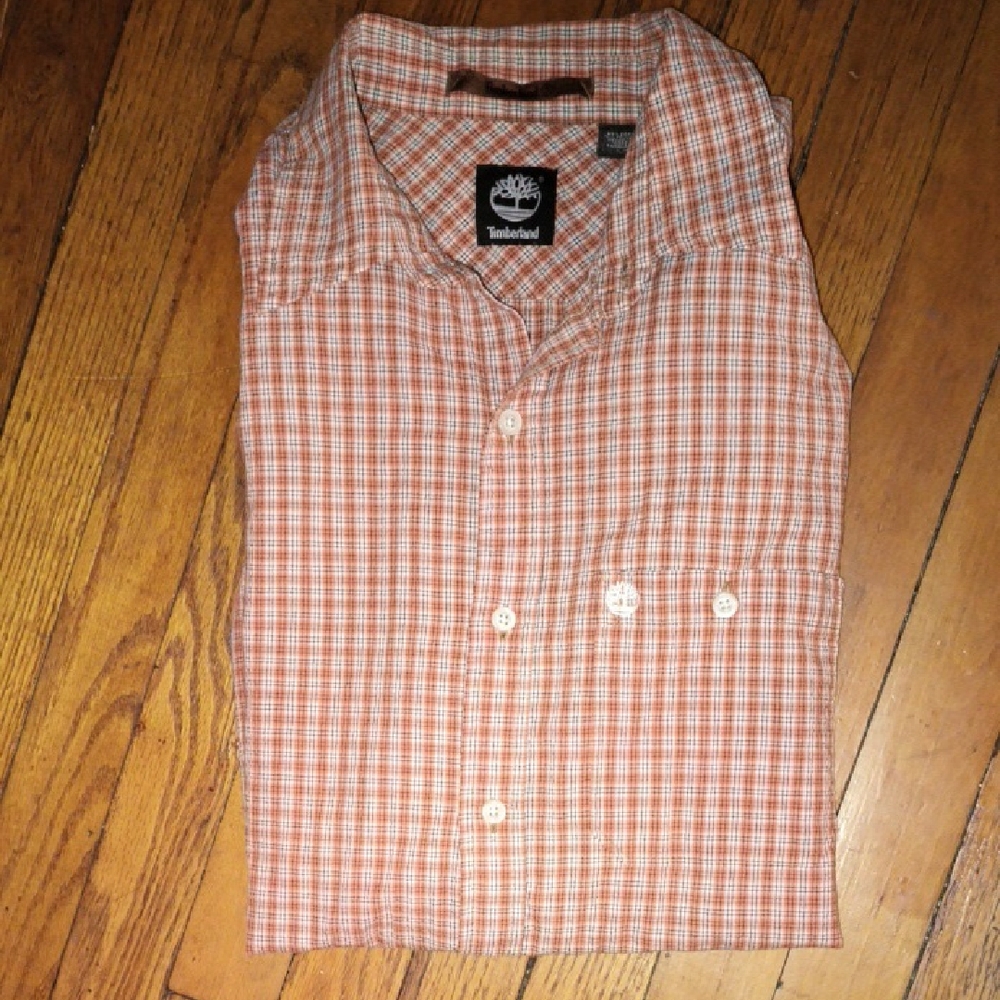 Timberland Men's Short Sleeve Dress/Casual Button Up Shirt